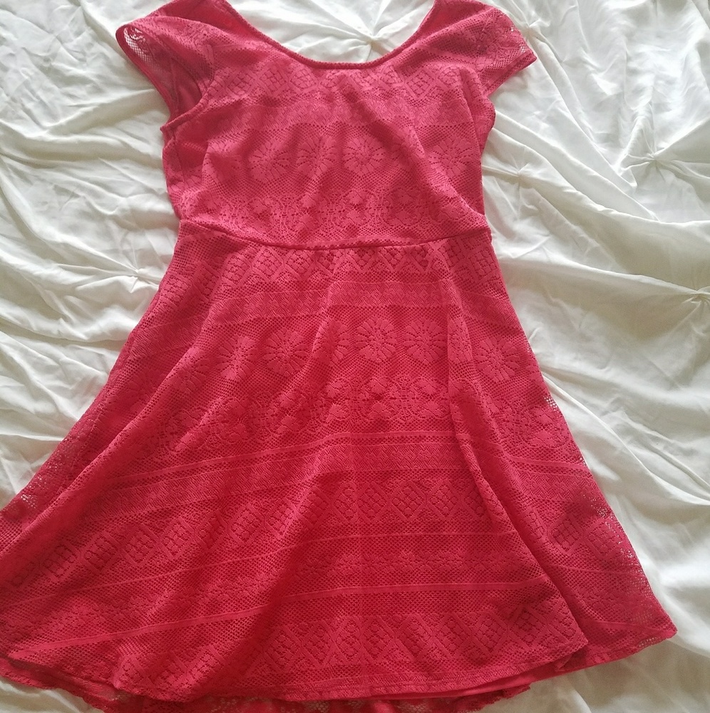 Coral Mini Dress
